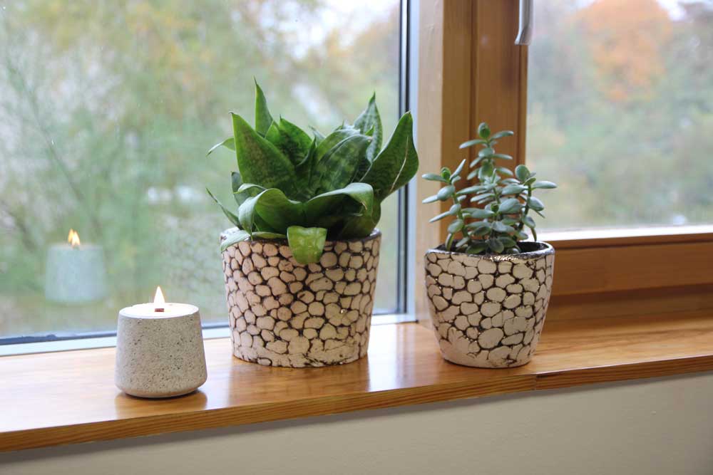 Donica ceramiczna "Kamień" XL