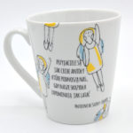Kubek ceramiczny „Przyjaciele są jak ciche anioły”