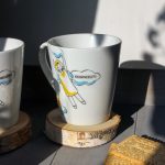 Kubek porcelanowy z nadrukiem „Kocham mojego psa”