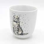 Kubek porcelanowy „Kot Elegant"