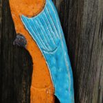 Zawieszka ceramiczna „Papuga Sally"