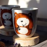 Kubek porcelanowy "Miś"