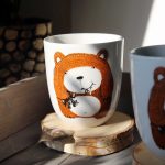 Kubek porcelanowy "Miś"