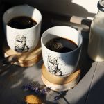 Kubek porcelanowy „Kot Elegant"