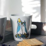 Kubek porcelanowy "Lamy"