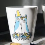 Kubek porcelanowy "Lamy"