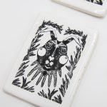 Magnes ceramiczny "Zaczarowany Królik"