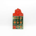Zawieszka ceramiczna "Ciemnozielona kamienica"