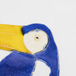 Zawieszka ceramiczna "Tukan kobaltowy"