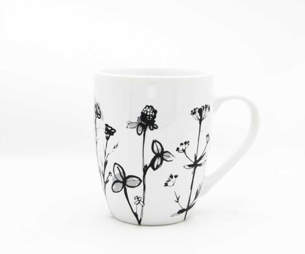 Kubek porcelanowy "Herbarium"