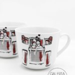 Kubek porcelanowy "Para małżeńska"