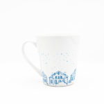 Kubek porcelanowy "Niebieskie Kamienice"