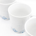 Kubek porcelanowy "Niebieskie Kamienice"