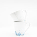 Kubek porcelanowy "Niebieskie Kamienice"