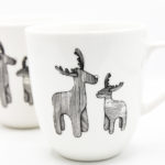 Kubek porcelanowy "Renifery I"
