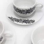 Filiżanka espresso "Czarne Kwiaty"