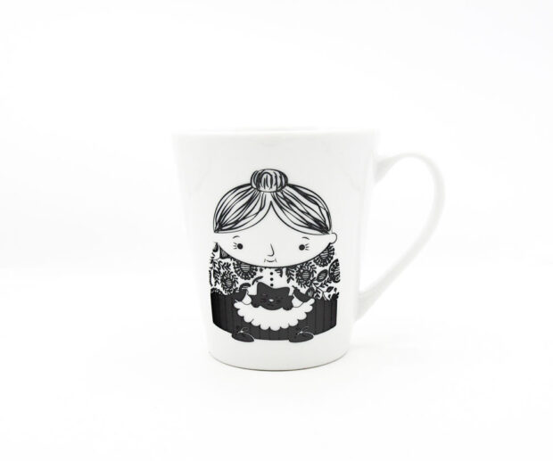 Kubek porcelanowy "Babcia" II