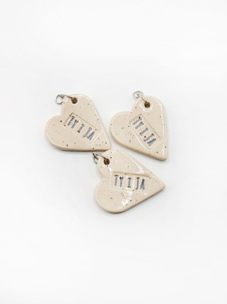 Breloczek ceramiczny "Ty i ja"