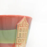 Różowa miska ceramiczna "Kamieniczka Opolska"