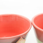 Różowa miska ceramiczna "Kamieniczka Opolska"