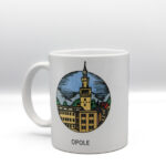 opole pamiątka, kubek poligraficzny, śniadanie, kawa, herbata,