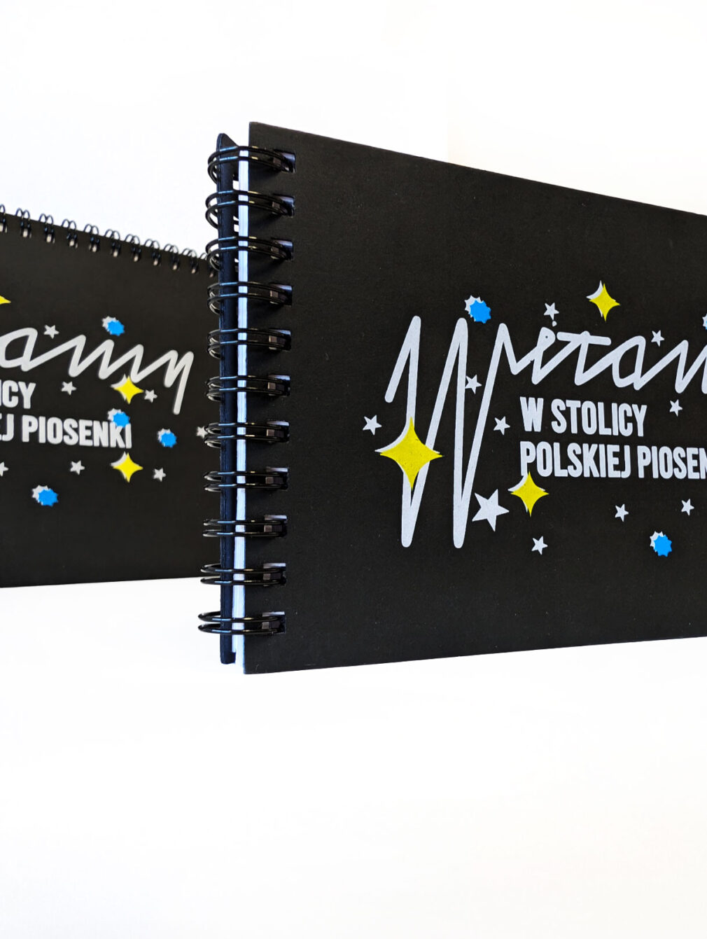 Notes czarny A6 "Witamy Stolicy Polskiej Piosenki"