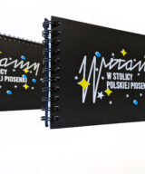 Notes czarny A6 "Witamy Stolicy Polskiej Piosenki"