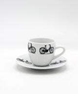 Filiżanka espresso "Rowerowe Love"