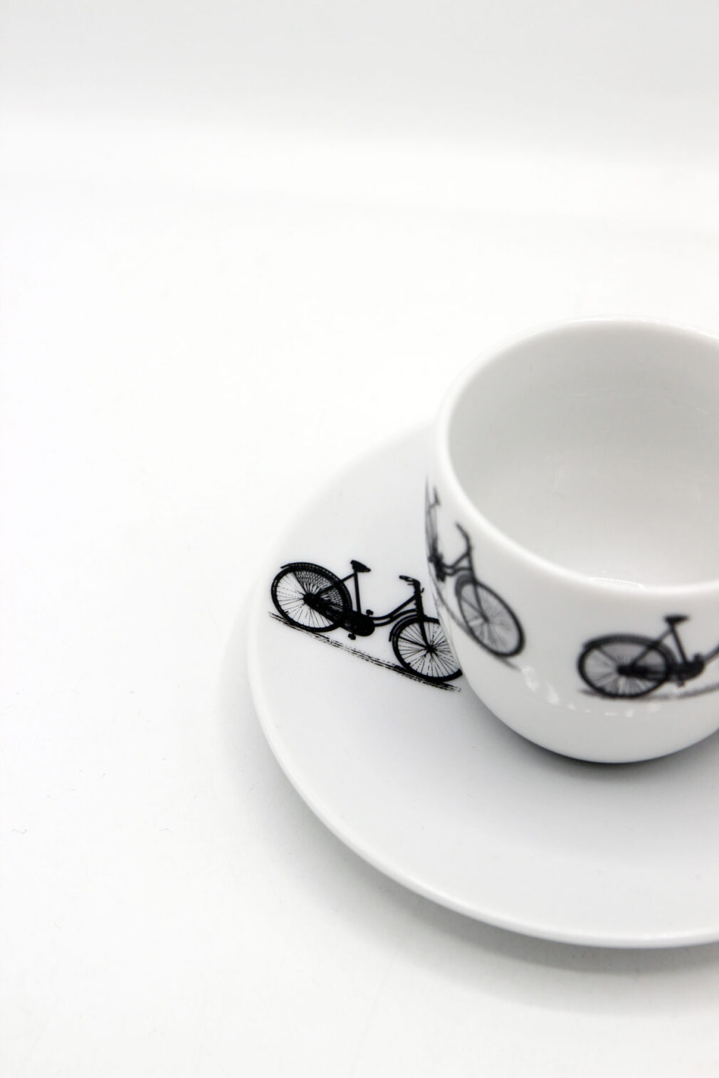 Filiżanka espresso "Rowerowe Love"