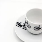 Filiżanka espresso "Rowerowe Love"