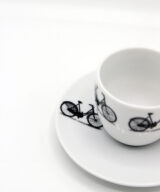Filiżanka espresso "Rowerowe Love"