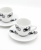 Filiżanka espresso "Rowerowe Love"