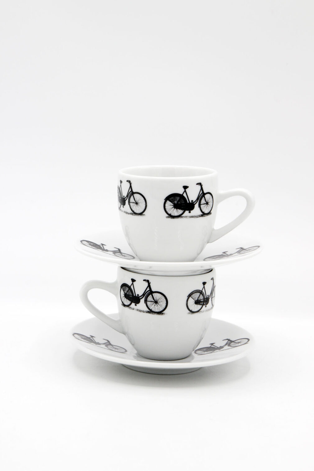 Filiżanka espresso "Rowerowe Love"