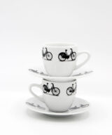 Filiżanka espresso "Rowerowe Love"