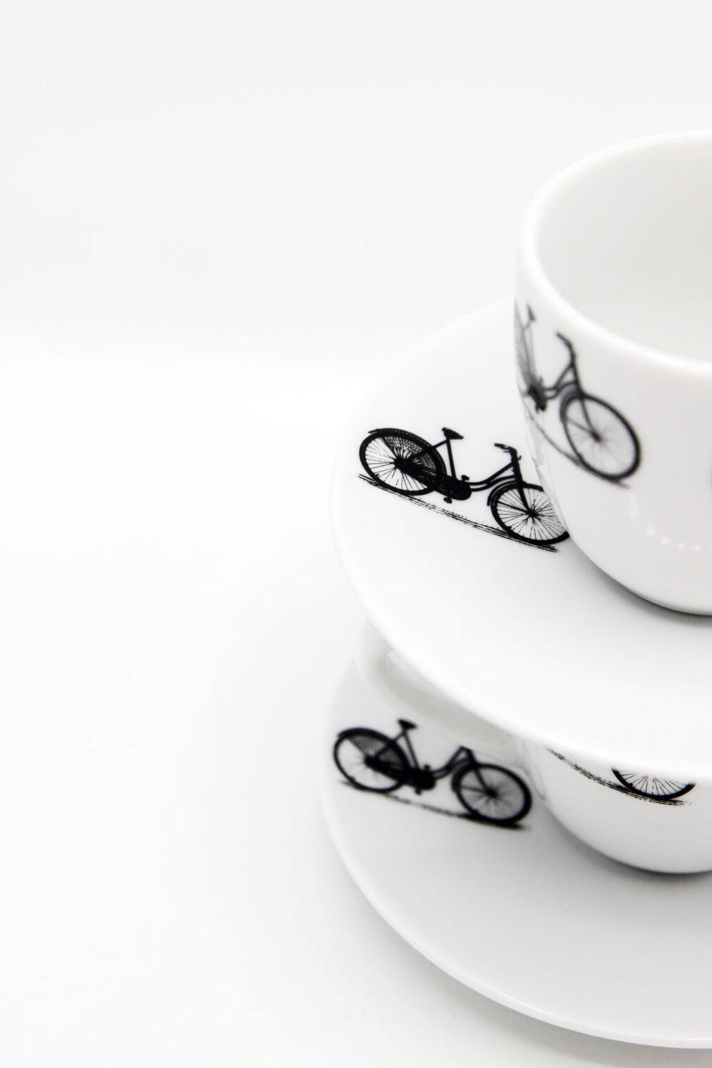Filiżanka espresso "Rowerowe Love"