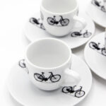 Filiżanka espresso "Rowerowe Love"