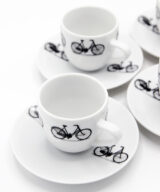 Filiżanka espresso "Rowerowe Love"