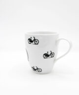 Kubek porcelanowy "Rower" XL