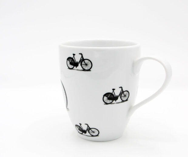 Kubek porcelanowy "Rower" XL
