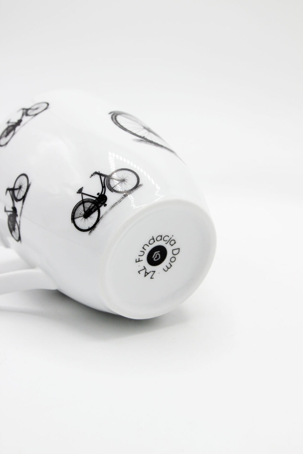 Kubek porcelanowy "Rower" XL