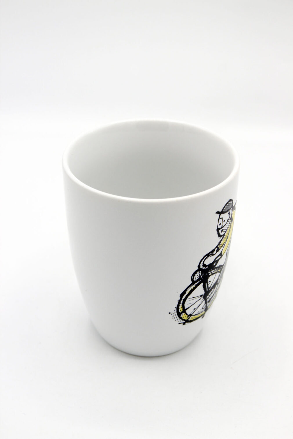 Kubek porcelanowy "Rowerzysta"