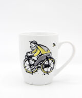 Kubek porcelanowy "Rowerzysta"
