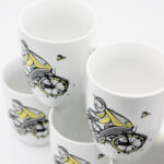 Kubek porcelanowy "Rowerzysta"