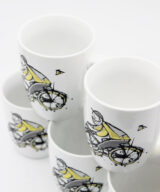 Kubek porcelanowy "Rowerzysta"