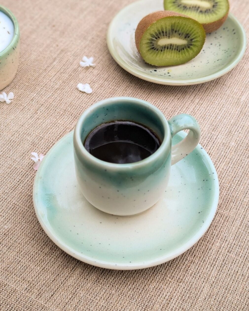 Filiżanka espresso ze spodkiem "Akwamaryna"