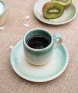Filiżanka espresso ze spodkiem "Akwamaryna"