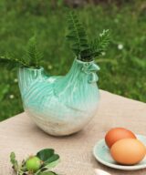 Wazon ceramiczny Kura "Akwamaryna"