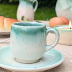 Filiżanka espresso ze spodkiem "Akwamaryna"