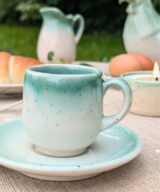 Filiżanka espresso ze spodkiem "Akwamaryna"