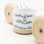 Kubek ceramiczny "Wieże Opola w chmurach"
